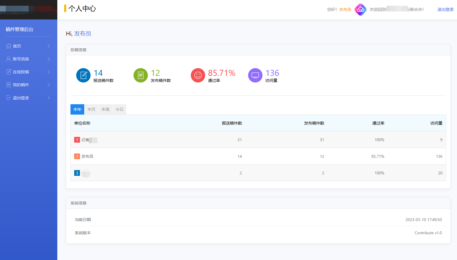 1678441432856274.png PbootCMS投稿及内容发布审核插件 投稿及审核权限均可限定到具体栏目